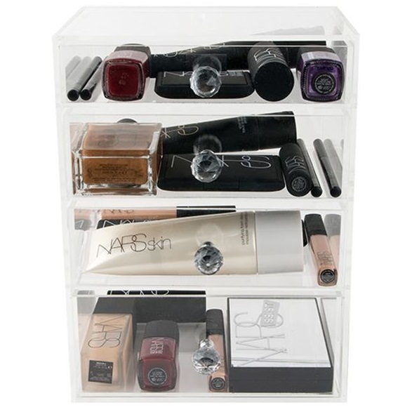 BEAUTY INSIDEOUT Beauty Insideout 4 Katli Şeffaf Makyaj Organi̇zeri̇ - Makyaj Organizeri - %10 İndirim
