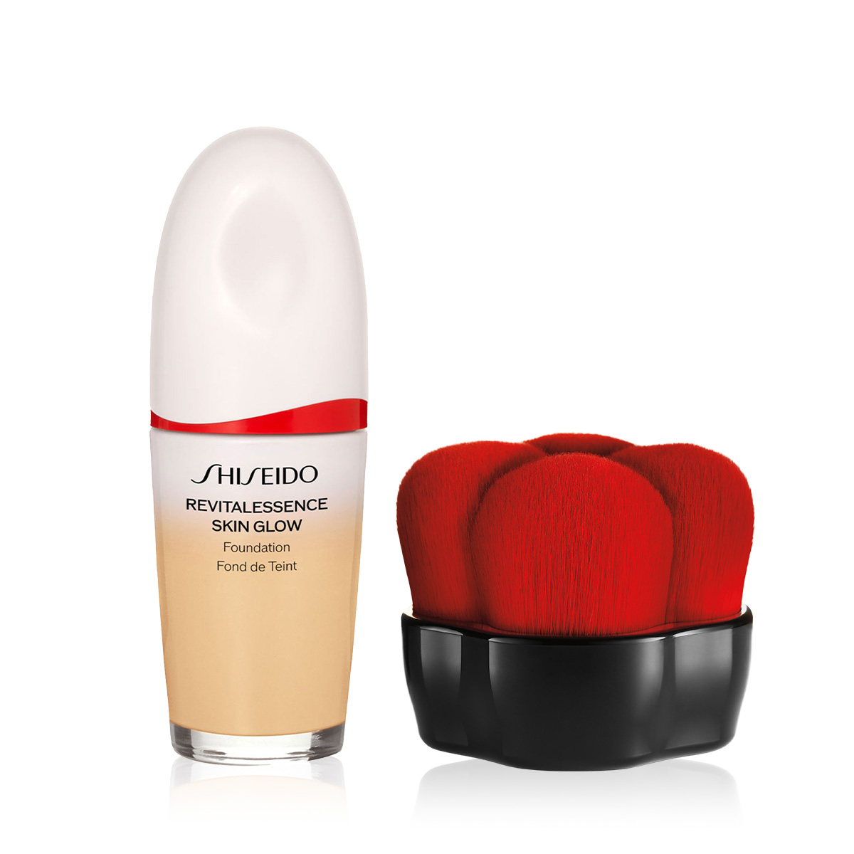 Shiseido Glowy Skin Foundation & Brush Bundle - Özel Fiyatlı Set Fırsatları - %20 İndirim