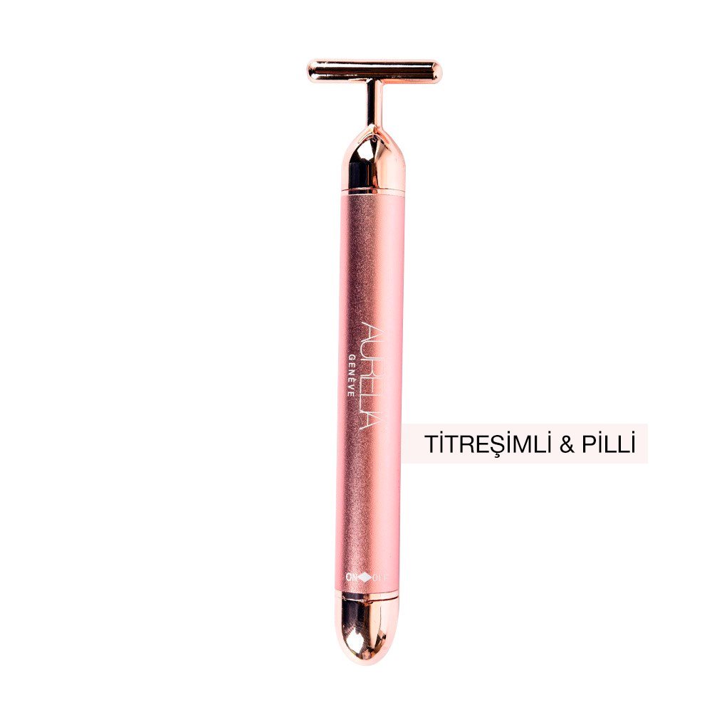 AURELIA GENÈVE Aurelia Genève T- Shaped Vibrating Energy Beauty Bar - Face & Body Roller - %20 İndirim