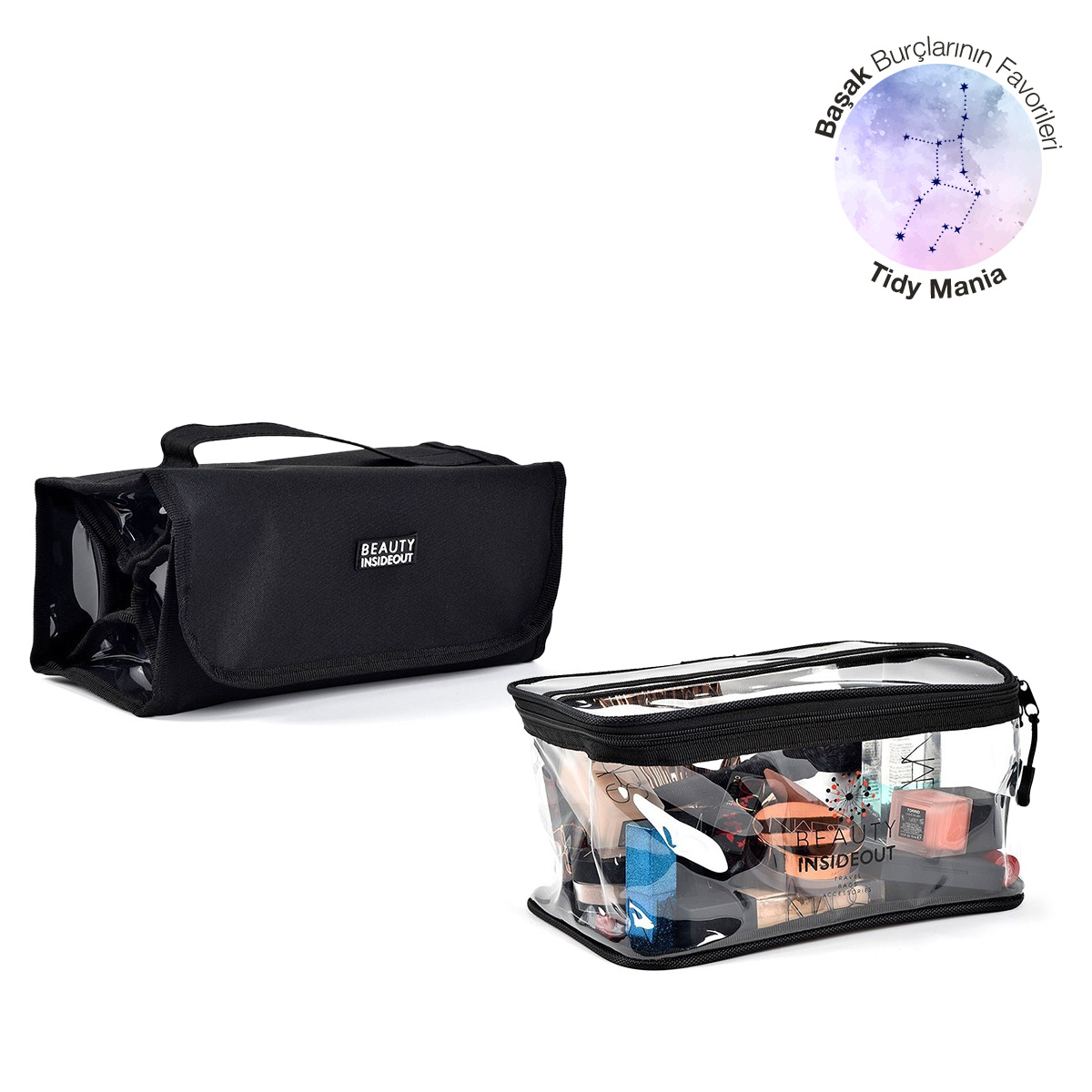BEAUTY INSIDEOUT Beauty Insideout On Your Way Duo Bag - Makyaj Çantası - %25 İndirim