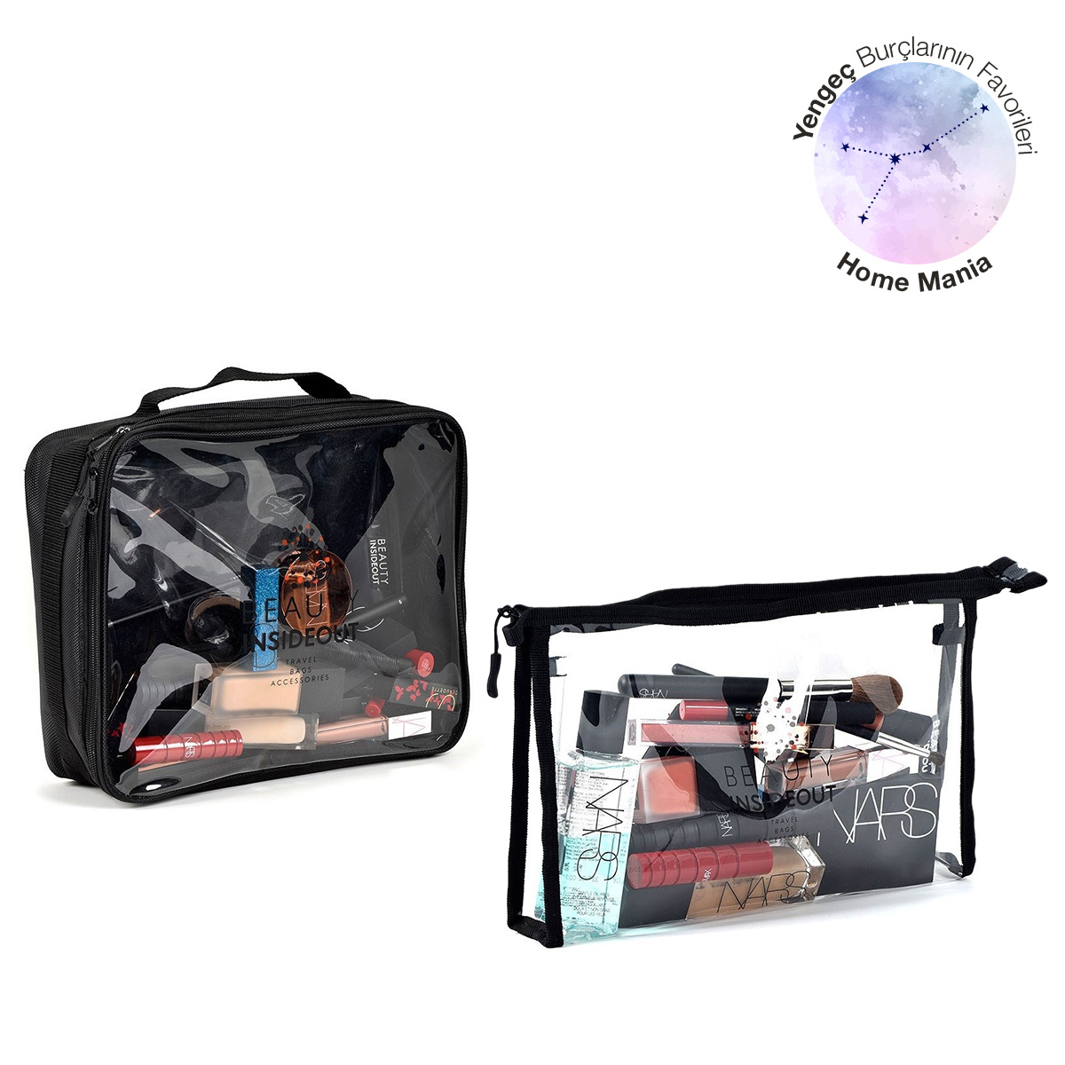 BEAUTY INSIDEOUT Beauty Insideout Home & Away Duo Bag - Makyaj Çantası - %25 İndirim