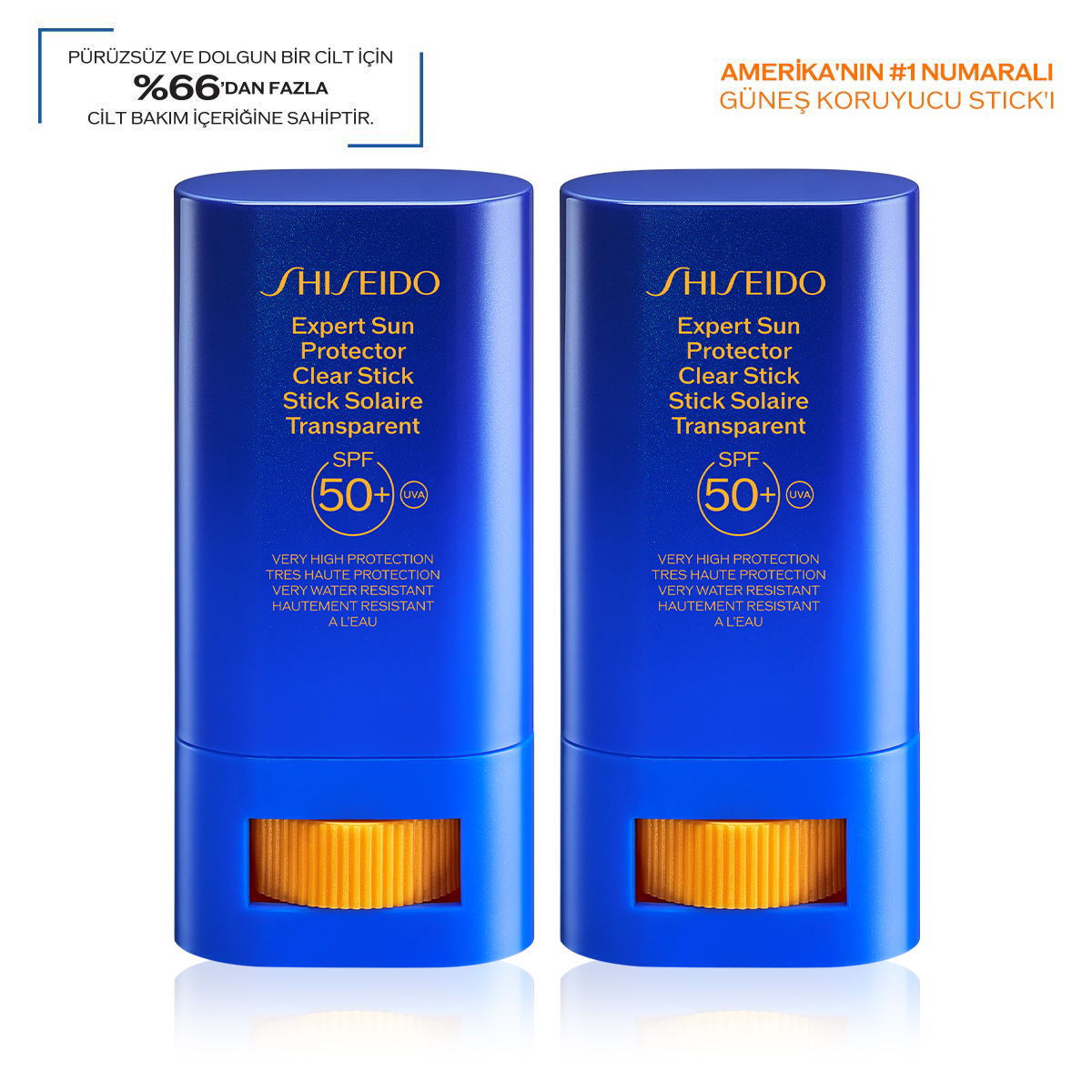 Shiseido Expert Sun Protector Clear Stick Duo - Özel Fiyatlı Cilt Bakım Setleri - %20 İndirim