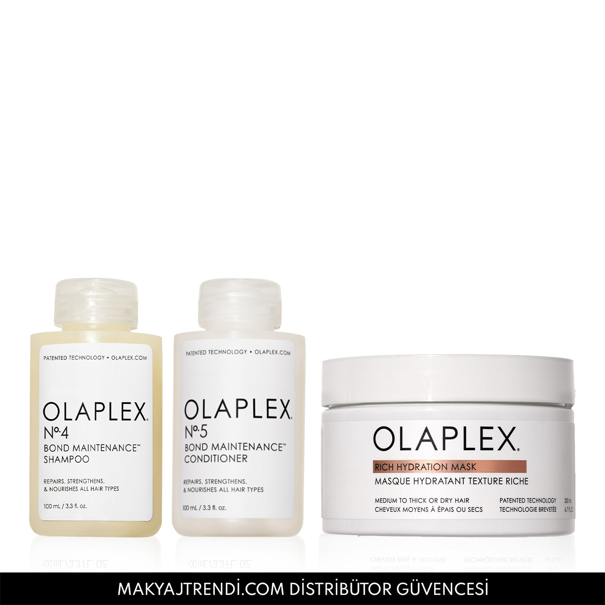 Olaplex Cleanse & Moisture & Nourish Trio - Özel Fiyatlı Saç Bakım Setleri - %20 İndirim