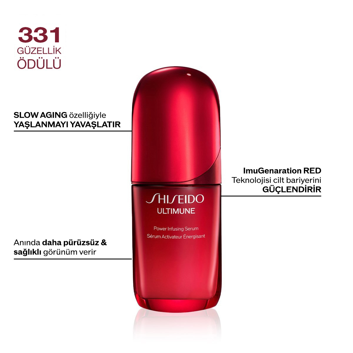Shiseido Ultimune Power Infusing Serum - Yeni Anti-Aging Serumu SHISEIDO ULTIMUNE - %22 İndirim