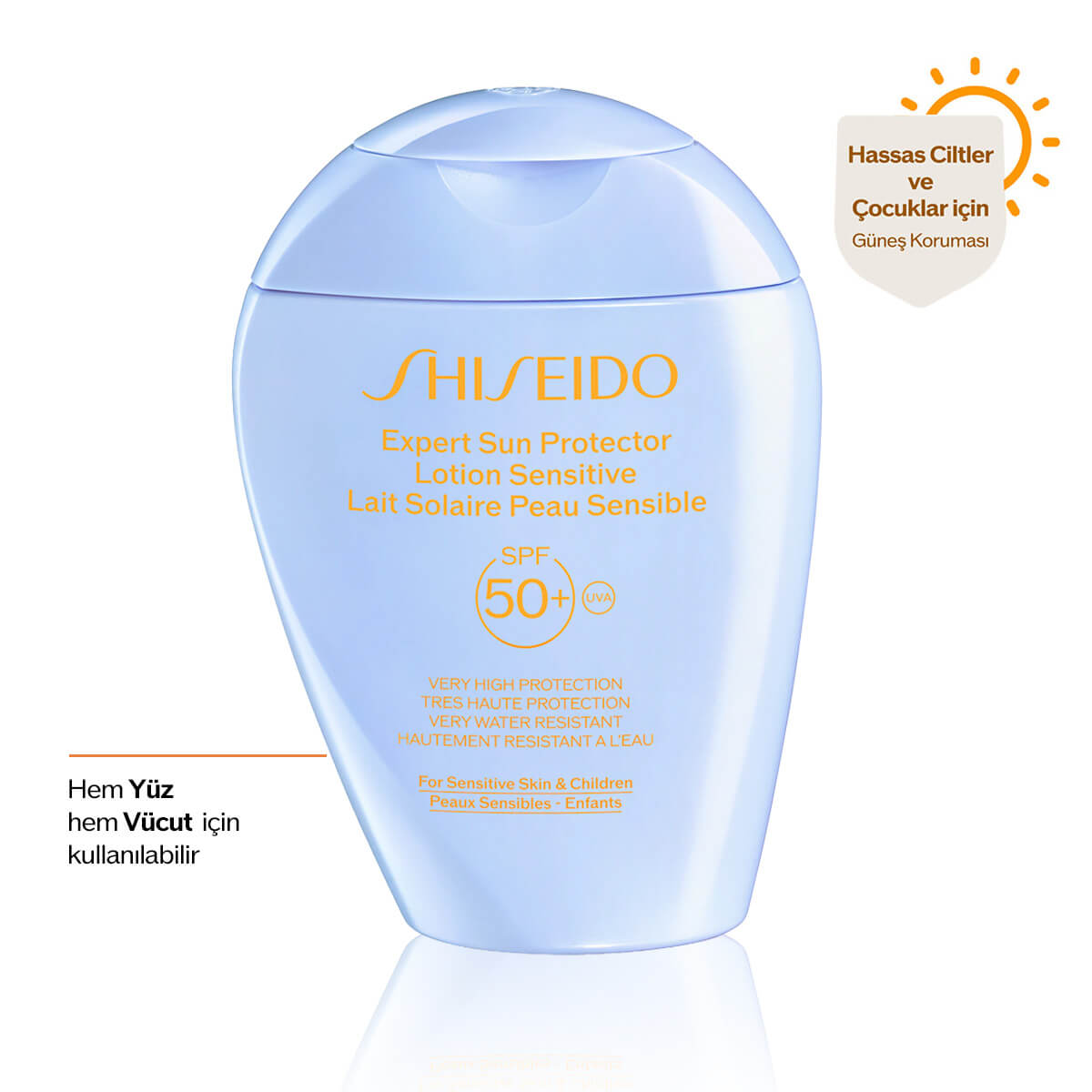 Shiseido Expert Sun Protector Lotion Sensitive Spf50+ - Güneş Koruyucu - %20 İndirim | Makyaj Trendi