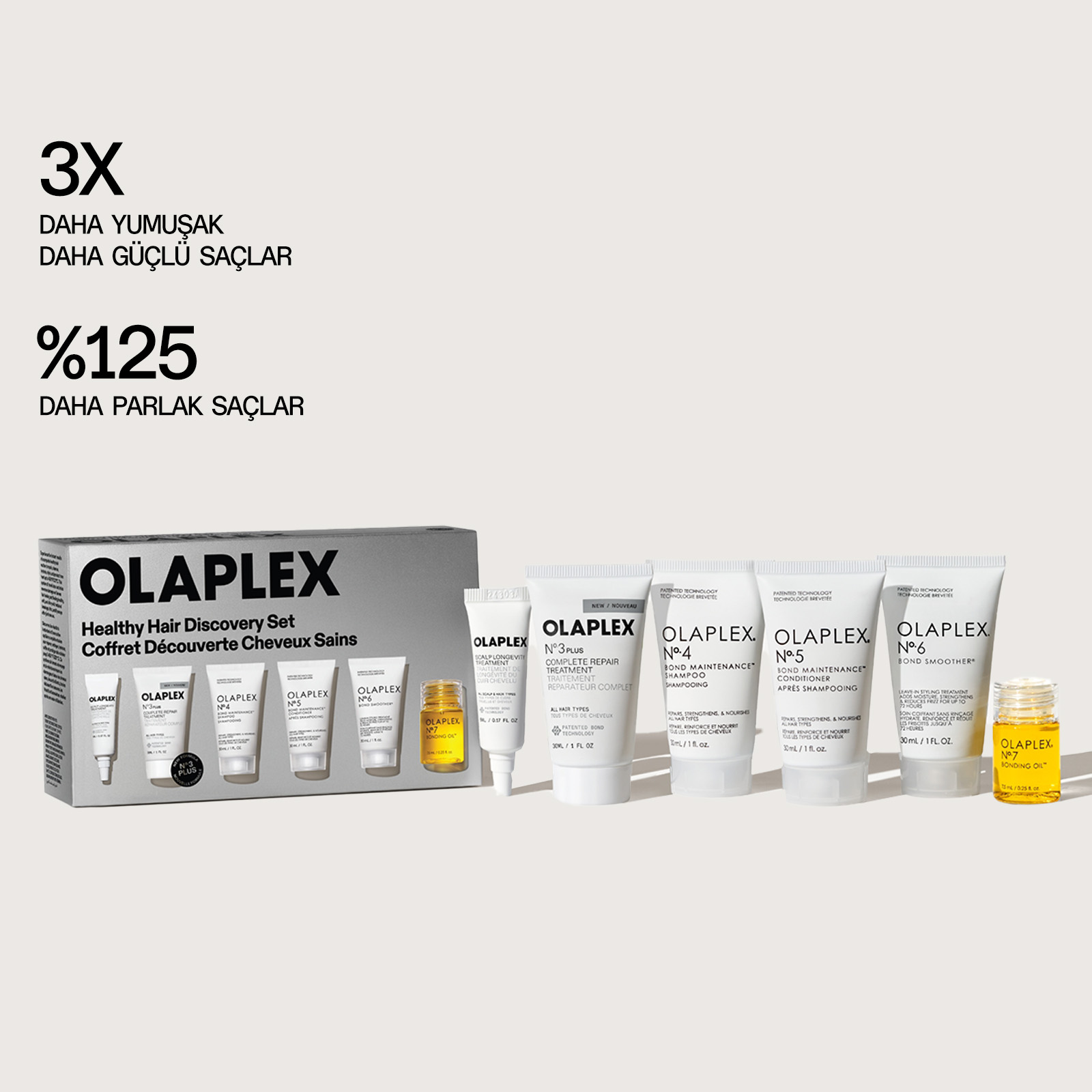 美容液セット ASHADA HAQAGE CHRONOCLL ハルオビ　セット Olaplex Healthy Hair Discovery Set - Özel Fiyatlı Saç Bakım