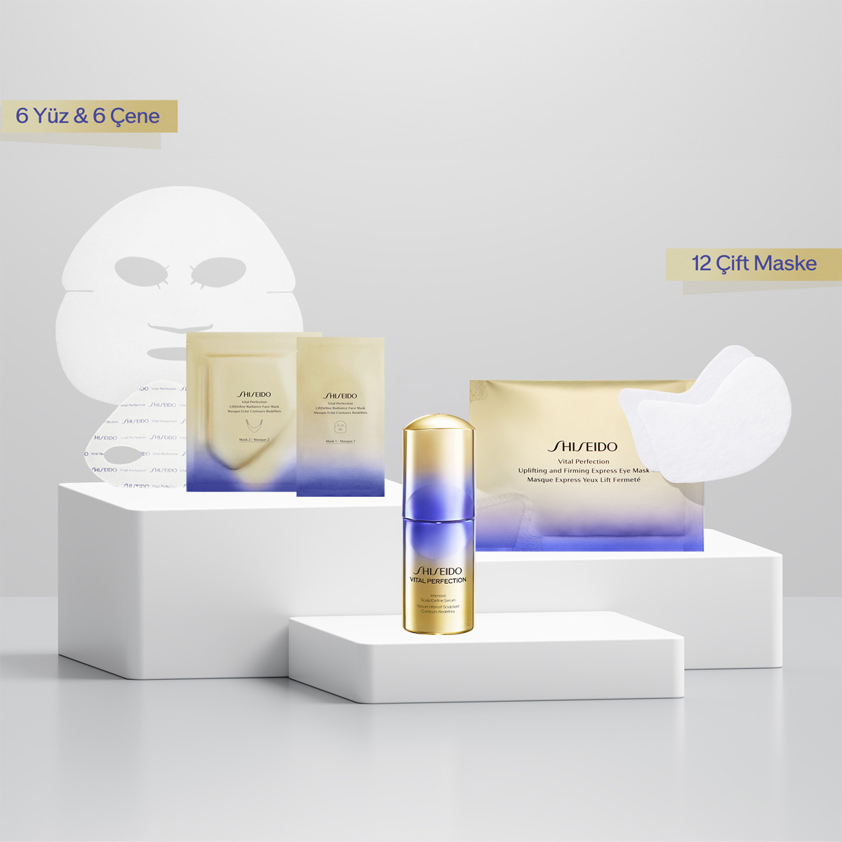 Shiseido Lifted & Radiant Like No Ever Night Care Set - Özel Fiyatlı Cilt Bakım Setleri - %20 İndirim