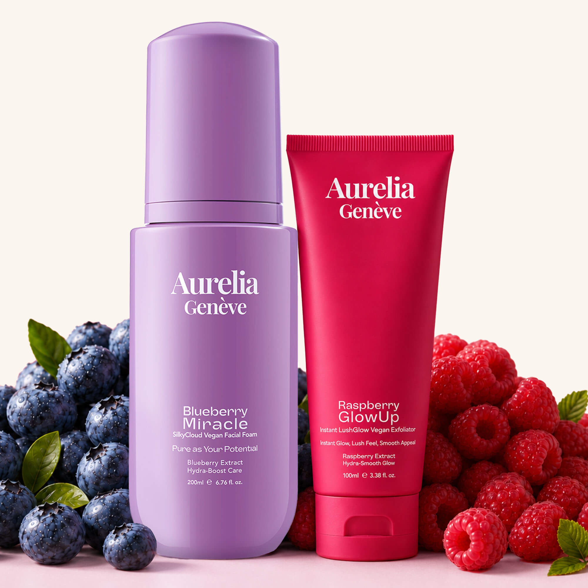 AURELIA GENÈVE Aurelia Genève Double Berry Glass Skin Set - Özel Fiyatlı Cilt Bakım Setleri - %25 İndirim