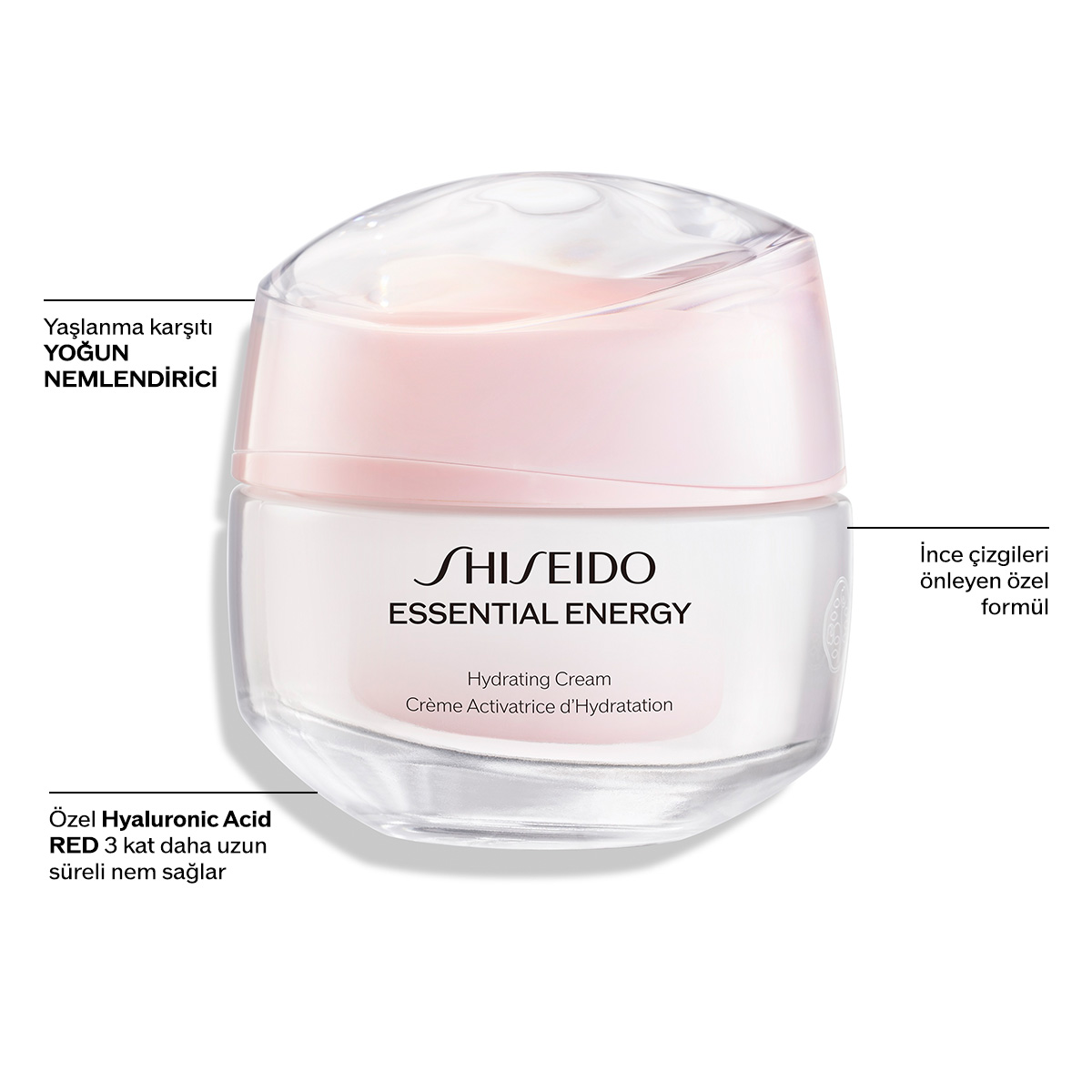 Shiseido Essential Energy Hydrating Cream - Nemlendirici - %20 İndirim