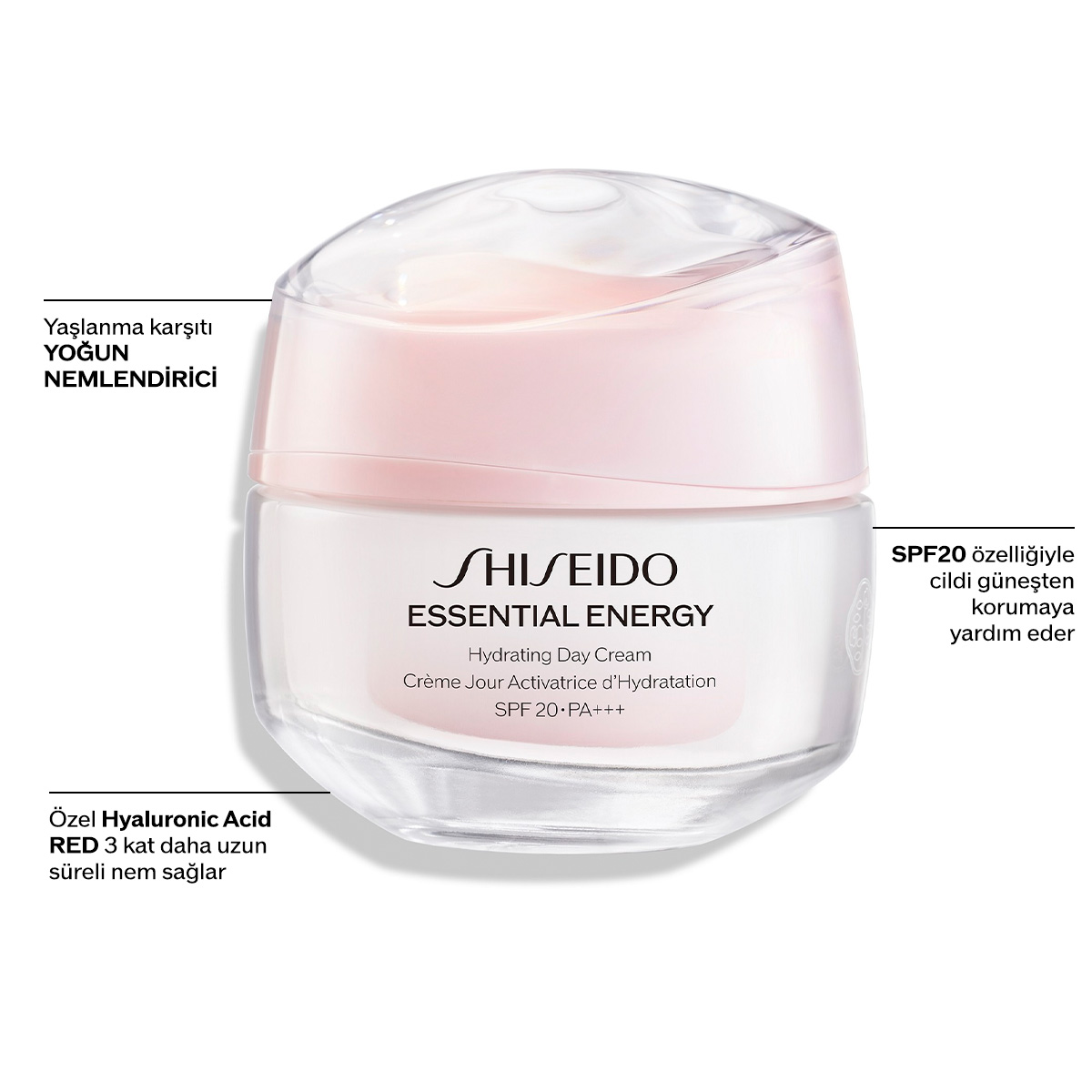 Shiseido Essential Energy Hydrating Day Cream Spf20 - Nemlendirici - %20 İndirim