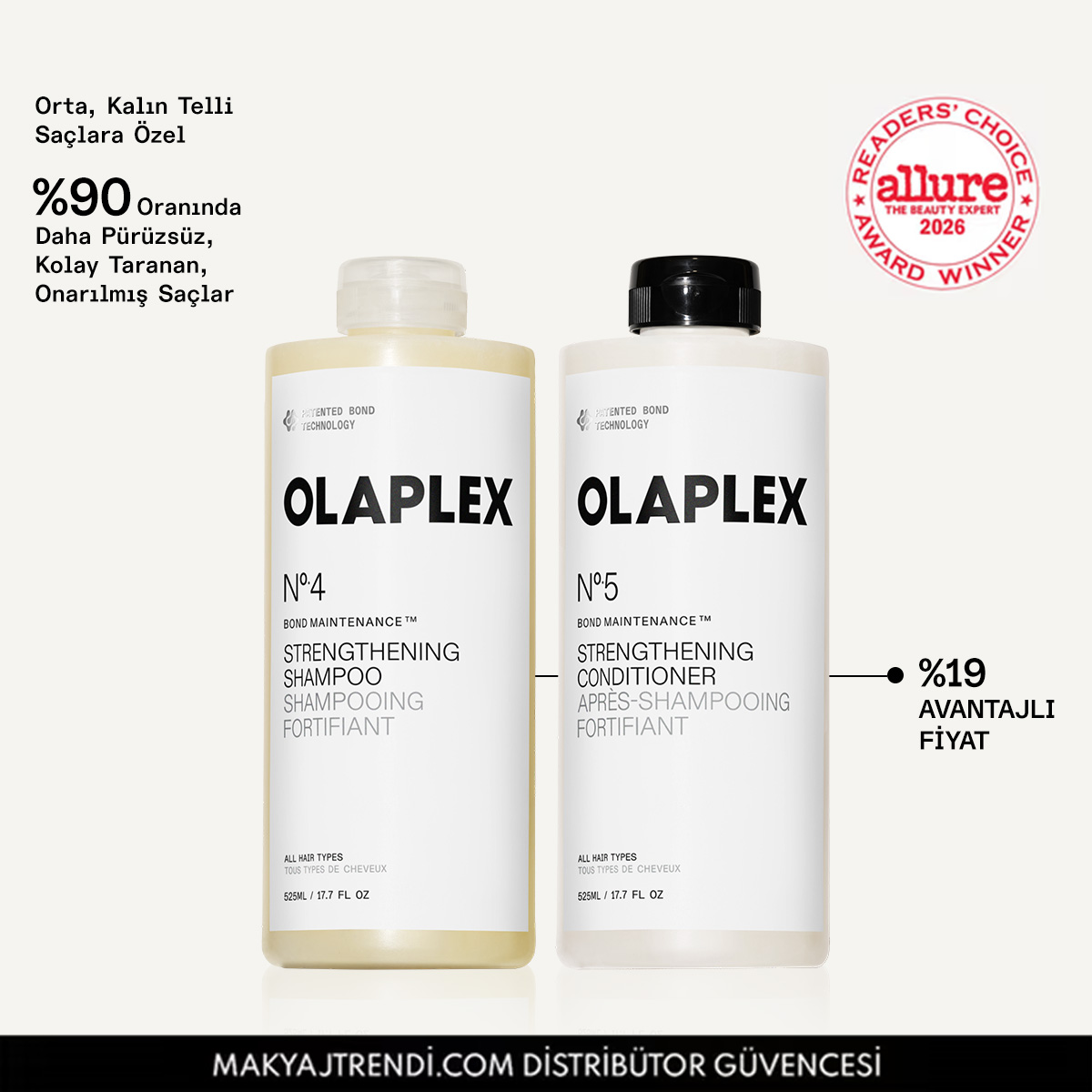 Olaplex Daily Cleanse & Condition Jumbo Duo - Özel Fiyatlı Saç Bakım Setleri - %20 İndirim